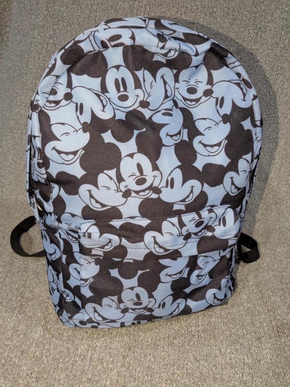 Mickey Mouse black and blue large backpack